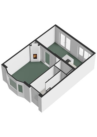 Floorplan - Sportlaan 12, 1431 HZ Aalsmeer